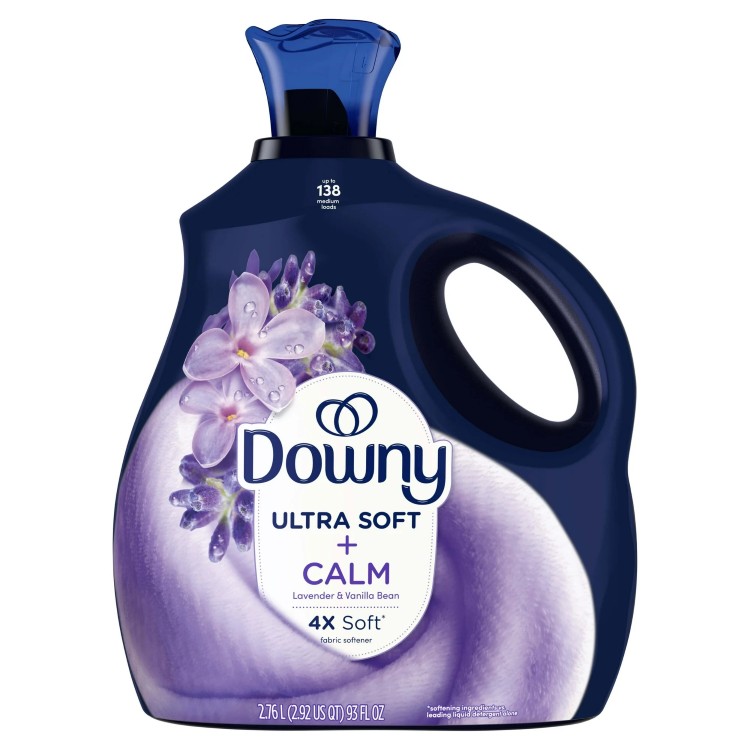ダウニー ウルトラソフト 液体柔軟剤 カーム ラベンダー＆バニラビーン 93液量オンス 138回分 Downy Ultra Soft Liquid Fabric Softener Calm Lavender & Vanilla Bean 93 fl oz 138 Loads 【お取り寄せ商品】【合わせて買いたい】