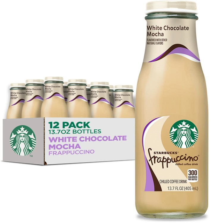スターバックス フラペチーノ ホワイトチョコレートモカ アイスコーヒー ドリンク 405ml 12本パック Starbucks Frappuccino White Chocolate Mocha Iced Coffee Drink 13.7 fl oz 12 Pack Bottles 【お取り寄せ商品】【合わせて買いたい】