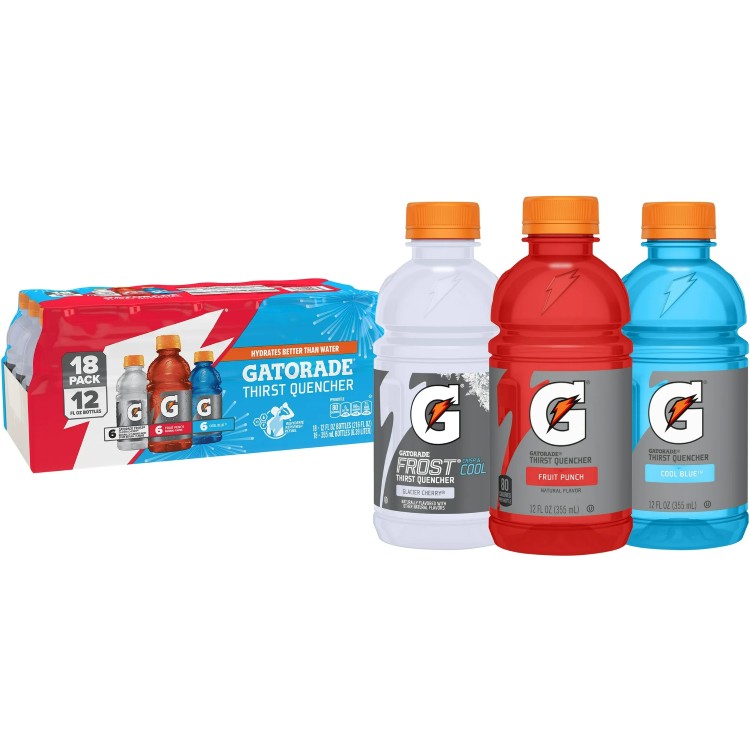ゲータレード スポーツドリンク バラエティパック 355ml 18本入り Gatorade Fruit Punch/Glacier Cherry/Cool Blue Variety Pack, 12 fl oz, 18Bottles 【お取り寄せ商品】【合わせて買いたい】