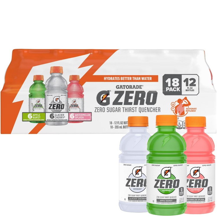 ゲータレード ゼロシュガー サースト クエンチャー バラエティパック 355ml 18本入り Gatorade Zero Sugar Thirst Quencher Variety pack, 12 fl oz, 18ct bottles 【お取り寄せ商品】