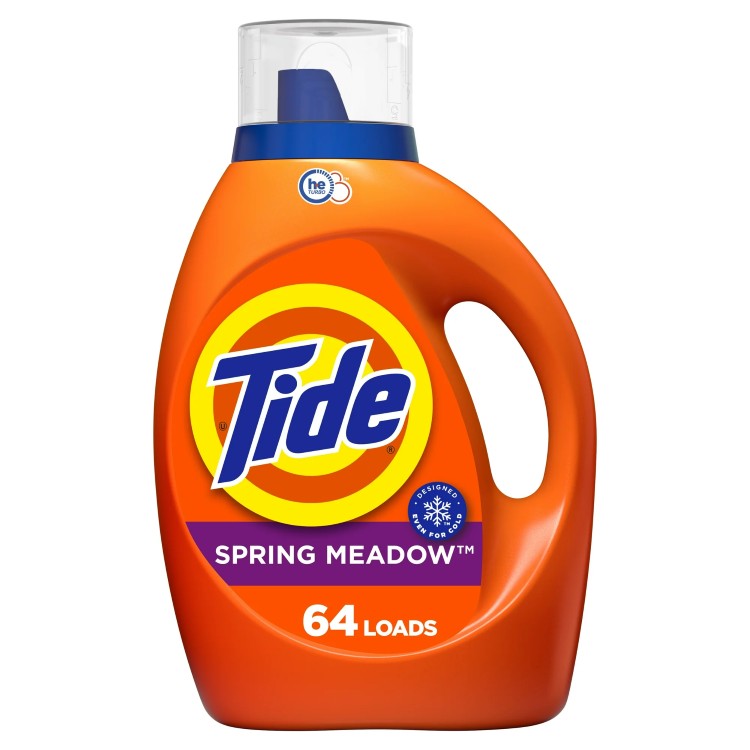 タイド 液体洗濯洗剤 HE対応 スプリングメドウの香り 2.48L 64回分 Tide Liquid Laundry Detergent, HE Compatible, Spring Meadow Scent, 84 fl oz, 64 Loads 【お取り寄せ商品】【合わせて買いたい】