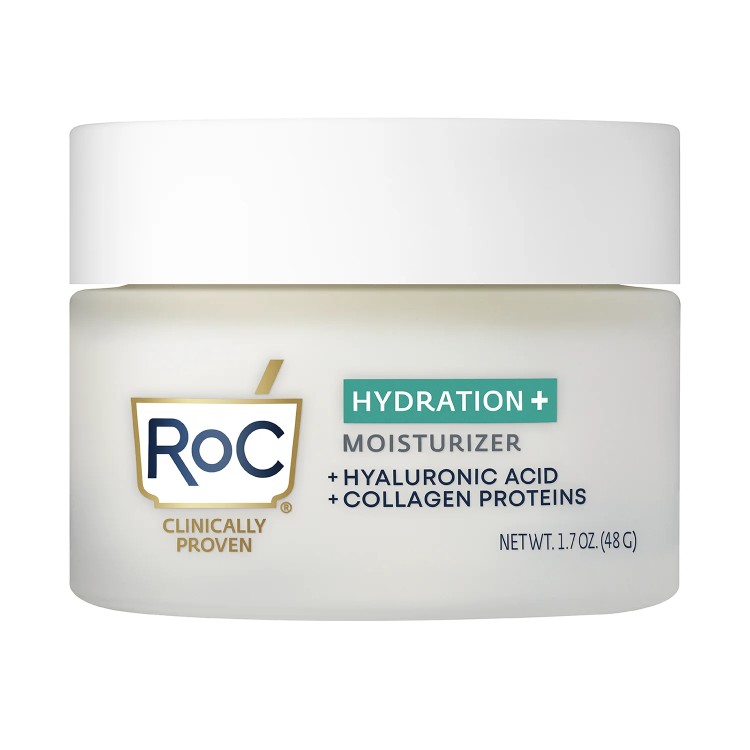 RoC ロック ハイドレーション+ モイスチャライザー（ヒアルロン酸とコラーゲンプロテイン配合） 1.7オンス RoC Hydration+ Moisturizer, with with Hyaluronic Acid and Collagen Proteins, 1.7oz 【お取り寄せ商品】【合わせて買いたい】