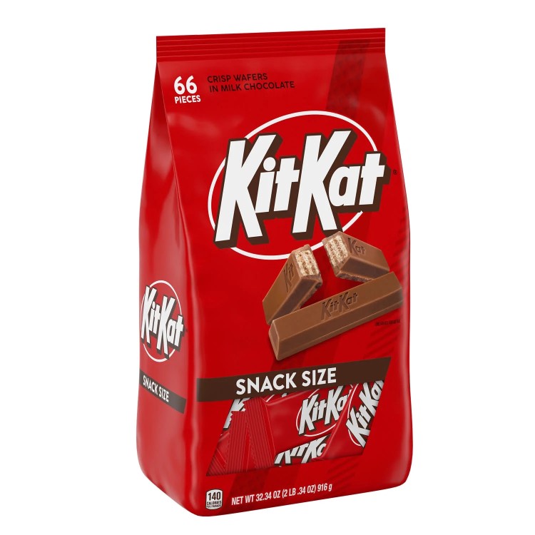キットカット ミルクチョコレートウエハース スナックサイズ 916g 66個入り Kit Kat Milk Chocolate Wafer Snack Size 32.34 oz, 66 Pieces 【お取り寄せ商品】