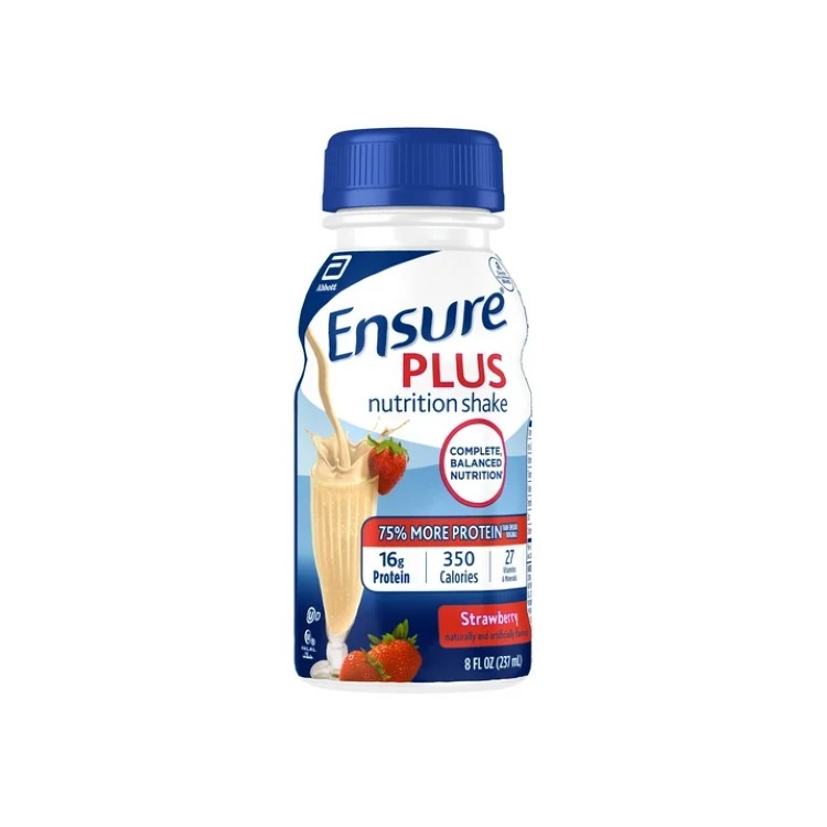 エンシュア プラス ミールリプレイスメント ニュートリションシェイク ストロベリー味 237ml 6本セット Ensure Plus Meal Replacement Nutrition Shake, Strawberry, 16g Protein, 8 fl oz - 6 Pack 【お取り寄せ商品】