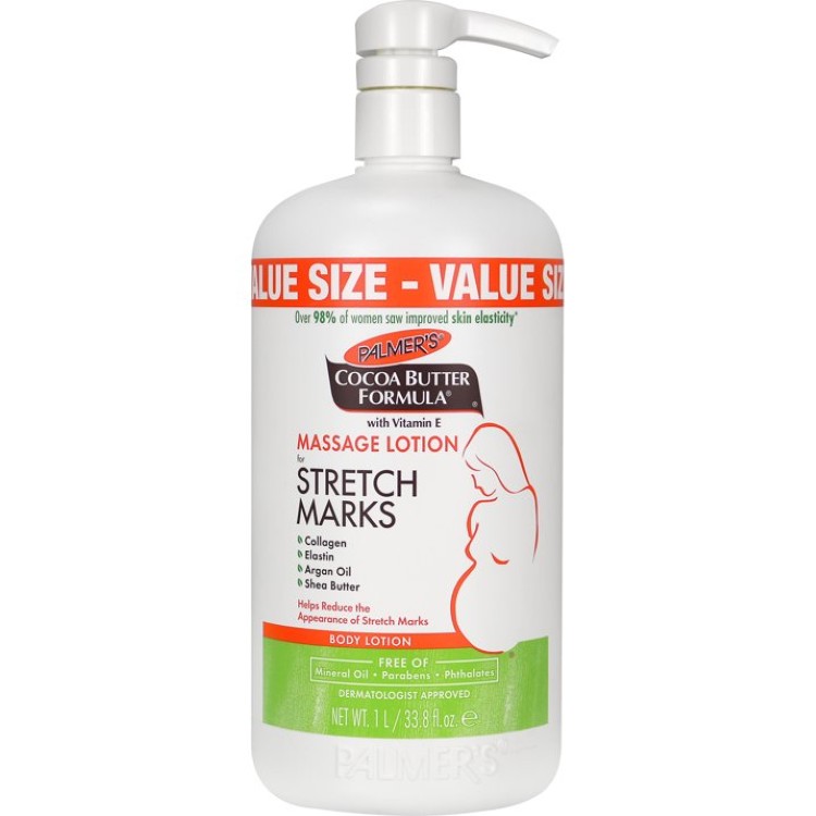 パーマーズ ココアバター ビタミンE配合 マッサージローション 妊娠線ケア用 1L Palmer's Cocoa Butter Formula with Vitamin E Massage Lotion for Stretch Marks, 33.8 fl. oz. 【お取り寄せ商品】 5,750円