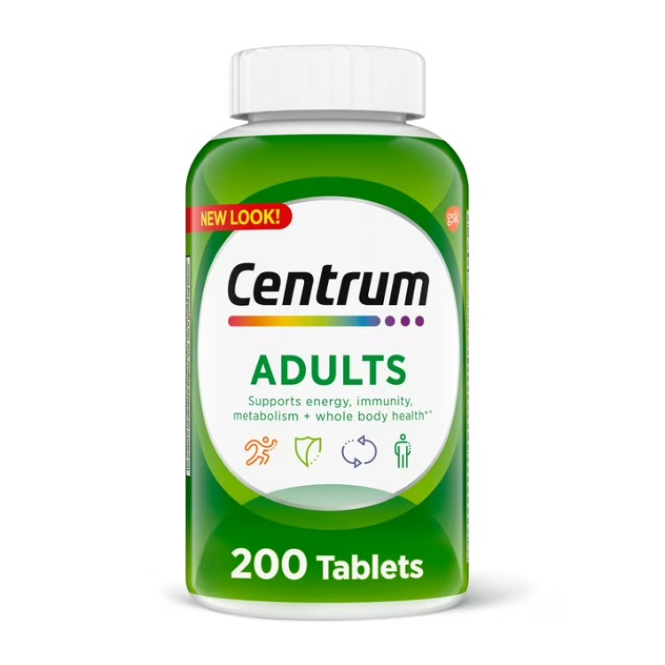 セントラム 大人用マルチビタミン（ビタミンB＆D3配合）200タブレット Centrum Adults Multivitamin with Vitamin B & D3, Tablets, 200 Count 【お取り寄せ商品】