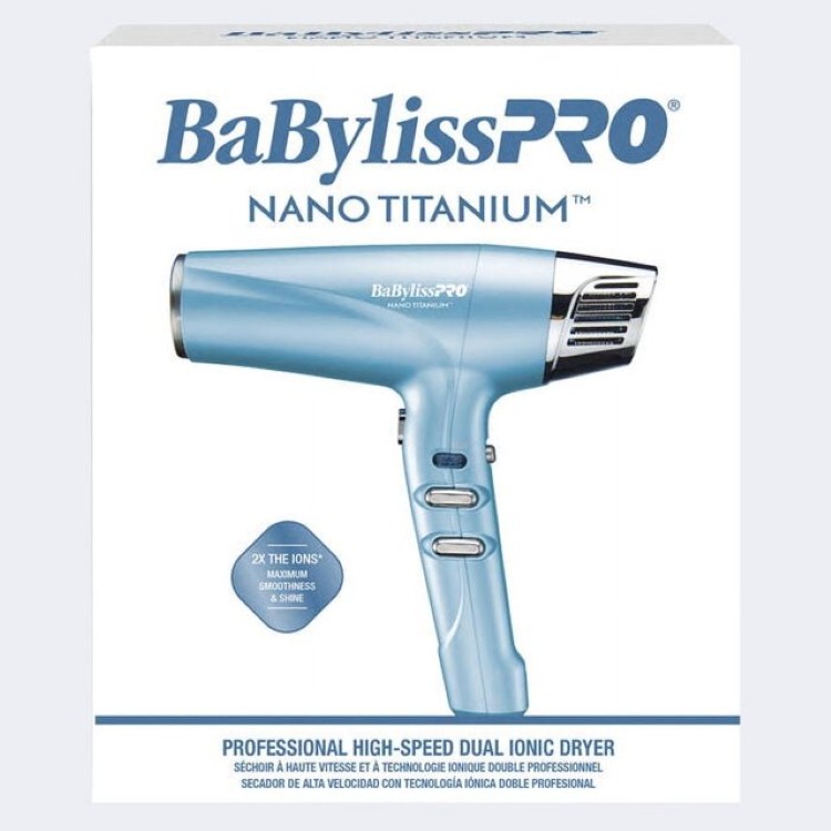 ベビリスプロ ナノチタニウム ハイスピード デュアルイオニック ヘアドライヤー BaBylissPRO? Nano Titanium? High-Speed Dual Ionic Dryer 【お取り寄せ商品】