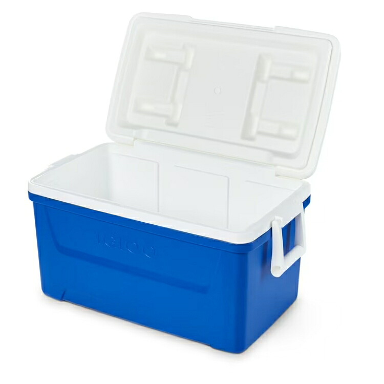 イグルー ラグナ ハードサイド クーラーボックス 約45L ブルー Igloo 48 QT Laguna Hard Sided Ice Chest Cooler, Blue 【お取り寄せ商品】｜プロテインUSA