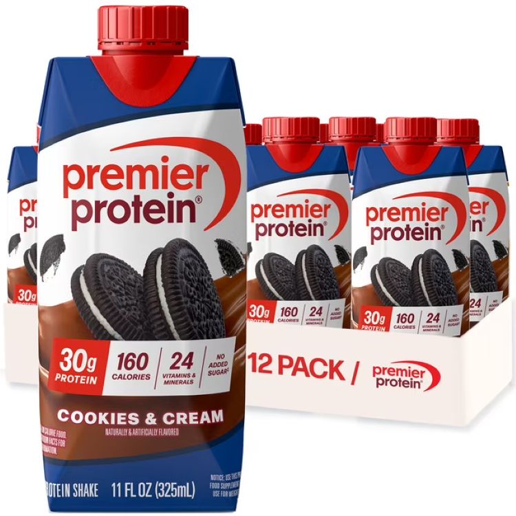 プレミアプロテイン シェイク クッキー＆クリーム たんぱく質30g 325mL 12本 Premier Protein Shake, Cookies & Cream, 30g Protein, 11 fl oz, 12 Ct 【お取り寄せ商品】