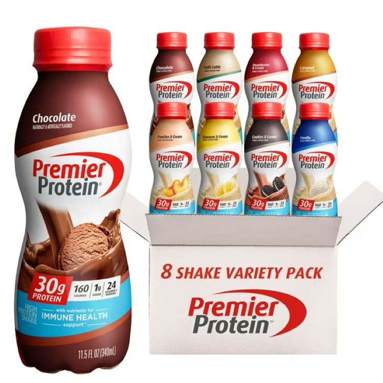 プレミアプロテイン シェイク バラエティパック たんぱく質30g 340mL 8本 Premier Protein Shake, Variety Pack, 30g Protein, 11.5 Fl Oz, 8 Ct 【お取り寄せ商品】