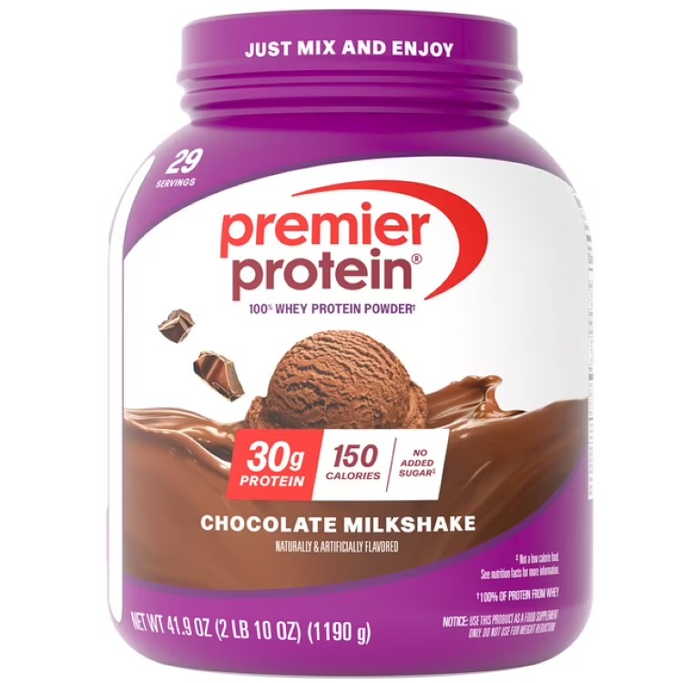 プレミアプロテイン 100%ホエイプロテインパウダー チョコレートミルクシェイク たんぱく質30g 29回分 Premier Protein 100% Whey Protein Powder, Chocolate Milkshake, 30g Protein, 29 Servings 【お取り寄せ商品】|プロテインUSA