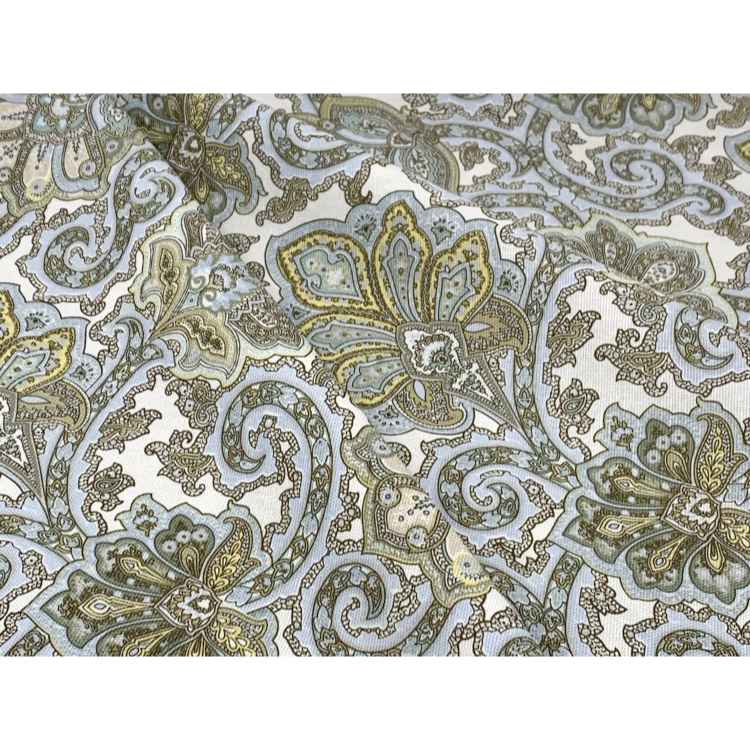ウェーバリー インスピレーションズ 100%コットンダック ペイズリー柄生地 スパ 54インチ幅 ボルト Waverly Inspirations 100% Cotton Duck 54inch Width Paisley Spa Color Sewing Fabr 【お取り寄せ商品】｜プロテインUSA