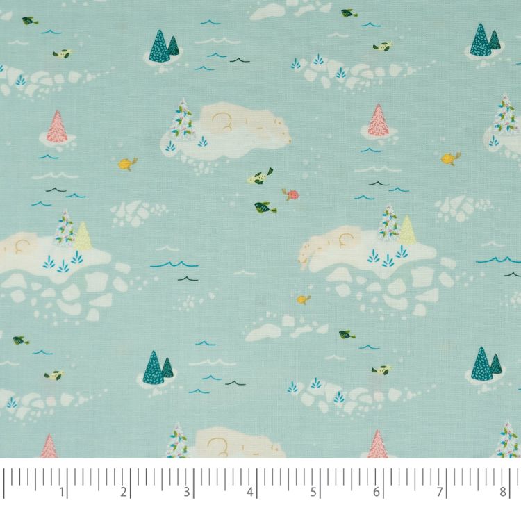 シンガー クリスマスコレクション 100%コットン クラウズ生地 マルチカラー 幅約111.8cm×約7.3m巻 SINGER Christmas Collection 44inch 100% Cotton Clouds Sewing & Craft Fabric 8 yd 【お取り寄せ商品】|プロテインUSA