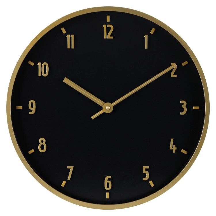 【ウォルマートPB】ベターホームズ&ガーデンズ クォーツ壁掛け時計 ラウンド 約51cm Better Homes & Gardens 20inch Quartz Analog Battery Powered Modern Round Wall Clock, Ara 【お取り寄せ商品】|プロテインUSA