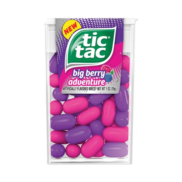 フレッシュブレスミント ハードキャンディ ビッグベリーアドベンチャー味 60粒入り×12個セット Tic Tac ティックタック 【ご予約品】