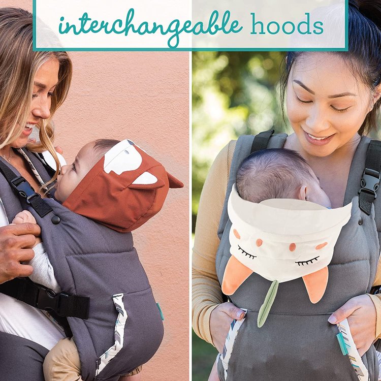 インファンティーノダッコヒモInfantinoCuddleUpErgonomicHoodieBabyCarrierBundlePack-DetachableFoxUnicornHoodies