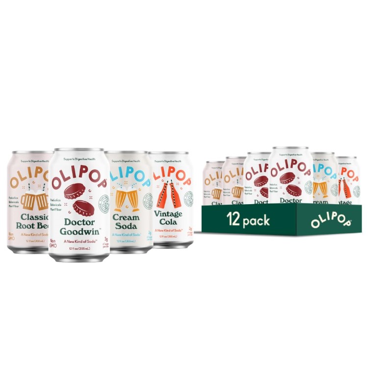 オリポップ プレバイオティクス ソーダポップ クラシックソーダ バラエティパック OLIPOP Prebiotic Soda Pop, Classic Soda Variety Pack 12oz (12-Cans) 【お取り寄せ商品】【合わせて買いたい】