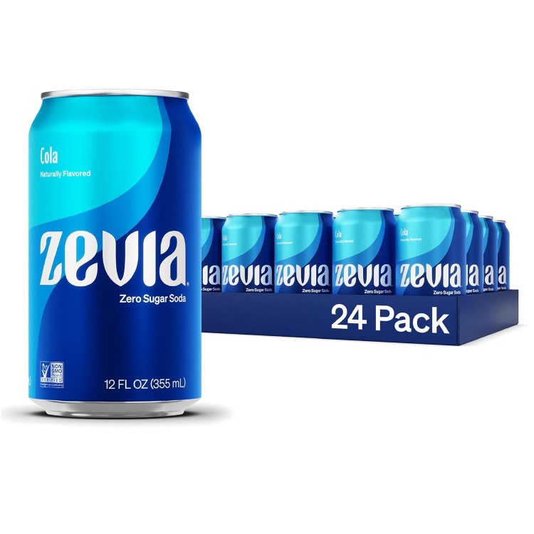 ゼビア ゼロシュガー コーラソーダ 12オンス缶 (24缶セット) Zevia Zero Sugar, Cola Soda, 12 Fl Oz Cans (Pack of 24) 【お取り寄せ商品】【合わせて買いたい】
