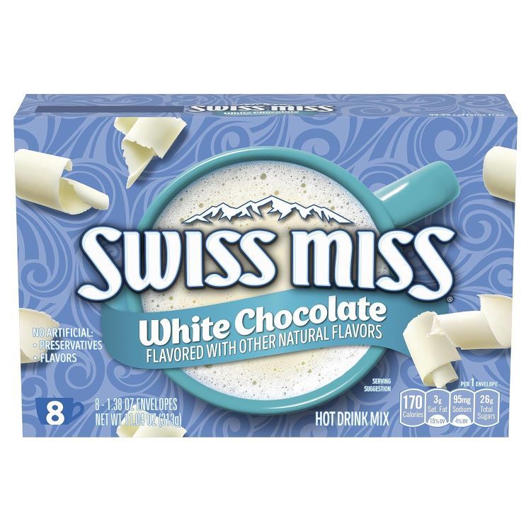 スイスミス インダルジェント コレクション ホワイトチョコレート 8個×12箱セット Swiss Miss Indulgent Collection White Chocolate Flavored【お取り寄せ商品】【合わせて買いたい】