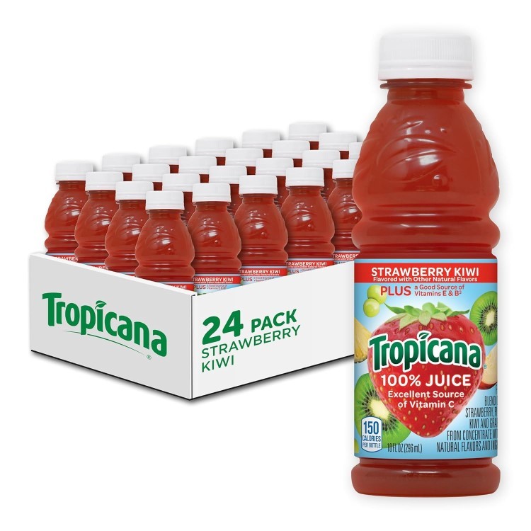 トロピカーナ 100% ジュース ストロベリーキウイ 24本入り Tropicana 100% Juice, Strawberry Kiwi, 10 Fl Oz Bottle (Pack of 24)【お取り寄せ商品】【合わせて買いたい】