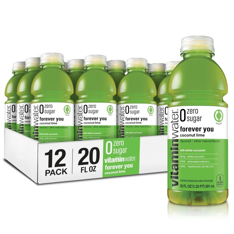 ビタミンウォーター ゼロ フォーエバー ユー ビタミン入り ココナッツライム 約591ml 12 本 vitaminwater zero forever you nutrient enhanced water coconut-lime 20 fl oz 12 Pack 【お取り寄せ商品】【合わせて買いたい】