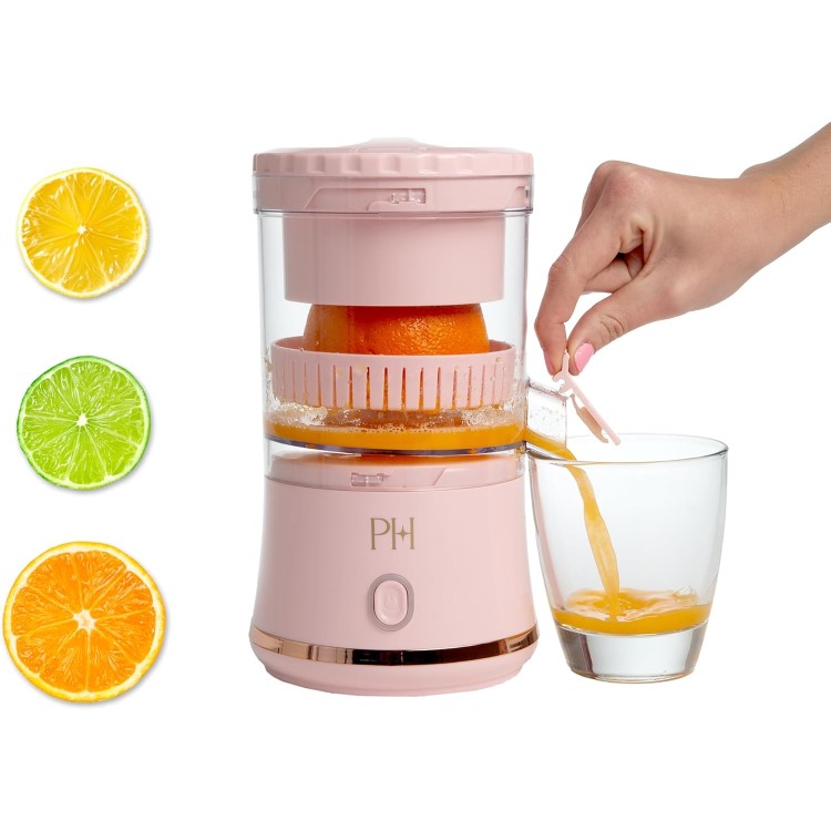 パリスヒルトン エレクトリックシトラスジューサー ミニポータブルコードレス Paris Hilton Electric Citrus Juicer, Mini Portable Cordless Juicer 【お取り寄せ商品】【合わせて買いたい】