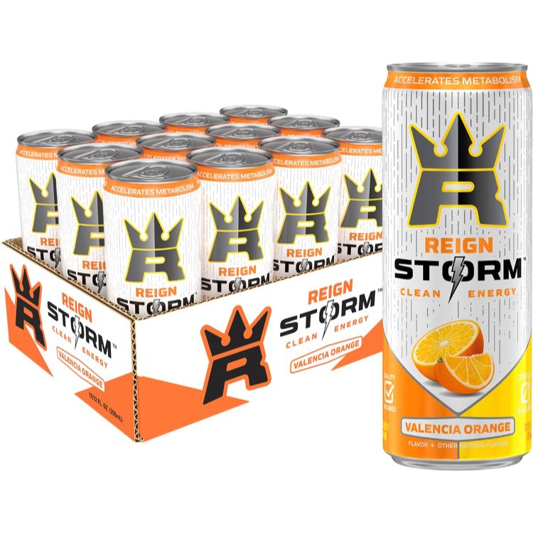 レインストーム バレンシアオレンジ エナジードリンク 355ml 12本入り REIGN Storm, Valencia Orange Energy Drink, 12 Fl Oz (Pack of 12) 【お取り寄せ商品】【合わせて買いたい】