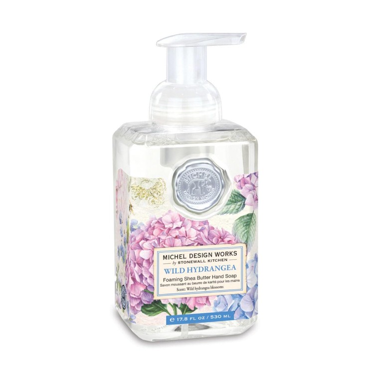 ミッシェルデザインワークス 泡ハンドソープ ワイルドハイドレンジア 530ml Michel Design Works Foaming Hand Soap, Wild Hydrangea 17.8 Fl Oz 【お取り寄せ商品】