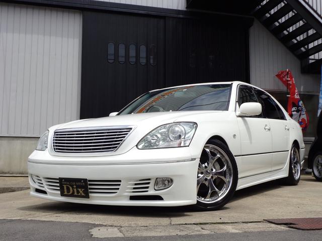 グーネットモール 車 バイク 自動車車体 新車 中古車 中古 評価書付 ｅｒ仕様エアロ１９ａｗローサスマフラーヘッドフォグｈｉｄ トヨタ セルシオ セルシオ セルシオ