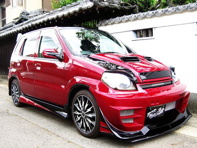 楽天市場 ｋｅｉ カスタム ５速ターボ 雷神改 フルエアロ ｗマフラー スズキ 中古 グーネットモール