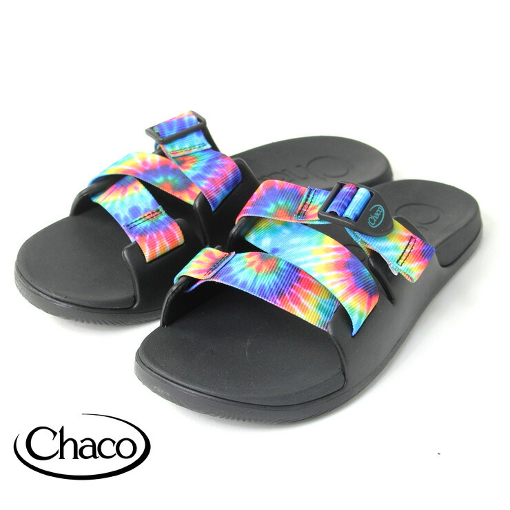 楽天市場 アウトドアブランド サンダル チャコ Chaco レディース チロス スライド Dark Tie Dye レディース サンダル 24 0cm 25 0cm アウトドア キャンプ ファッション 春 夏 新作 ｐｒｏｔｏｃｏｌ