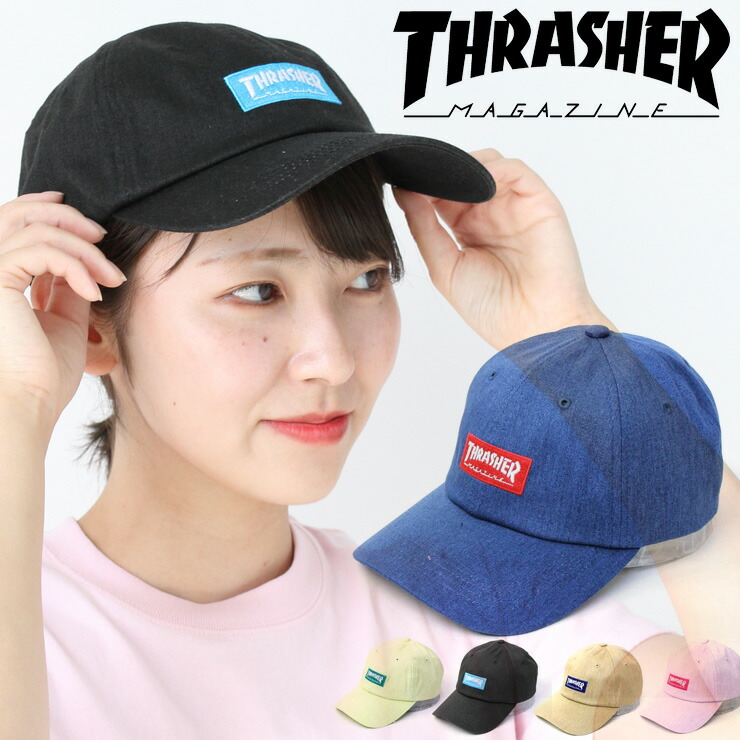 楽天市場 キャンプ 帽子 メンズ フェス スラッシャー Thrasher キャップ Box Mag ムラ染めツイル 6パネルキャップ ローキャップ 19th C01 春 夏 春夏 夏用 野外フェス 夏フェス アウトドア ファッション ブランド おしゃれ かわいい ｐｒｏｔｏｃｏｌ
