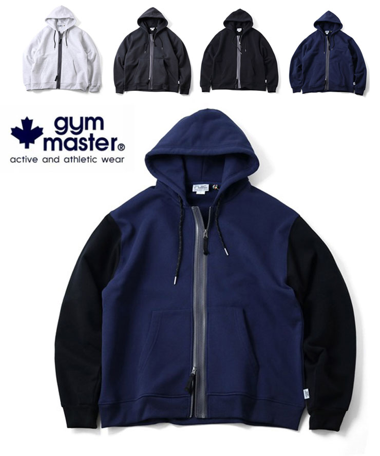 gym master 体育館お師匠さん 12薬局衡オンス 甚だしい裏起毛スウェットトダブルジップ パーカー メンズ レディース アノラック 汗水 アウター ユニ一発やる 秋 冬 秋冬 プロトコール  G633700