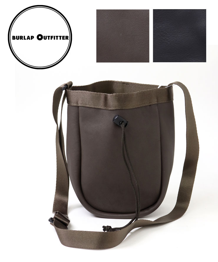 BURLAP OUTFITTER バーラップアウトフィッター レザーチョークバッグ メンズ レディース ユニ一発やる ショルダーバッグ 本革 小入れもの アウトドア 秋 冬 秋冬