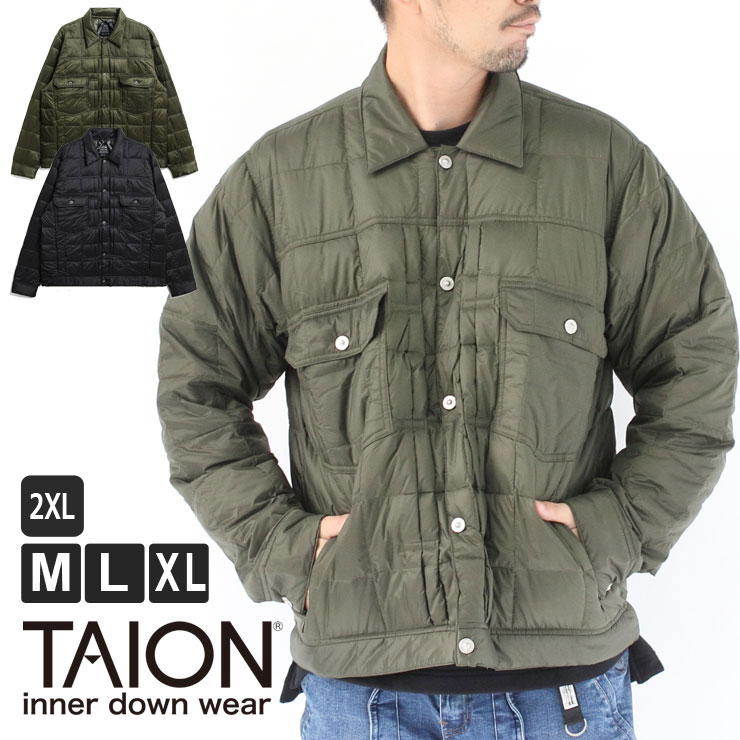 TAION 下着類落ちこむ メンズ レディース タイオン Gジャン 落ちこむ上衣 TAION-109GJ 下着類落ちこむ 大層らしい大きさ 防寒 心地よい 軽さ 難民キャンプ 冬難民キャンプ 流行り物 秋 冬 秋冬