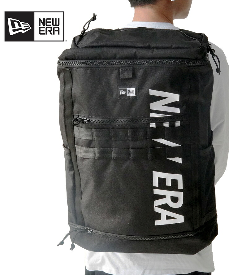 リュック メンズ レディース 春夏 NEW ERA ニューエラ ボックスパック ラージ 46L 14521368 ブラック バックパック 通勤 通学
