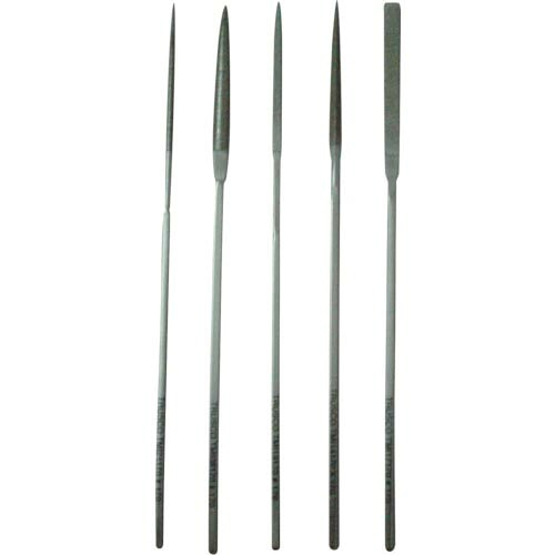 TRUSCO ダイヤモンドミニヤスリ 平・半丸・丸・三角・角 5本組セット 細目 TMIS2｜Pro Tool Shop 14,866円