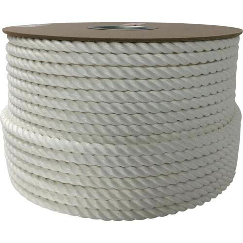 ユタカメイク ビニロンロープドラム巻 12*100m PRV-6