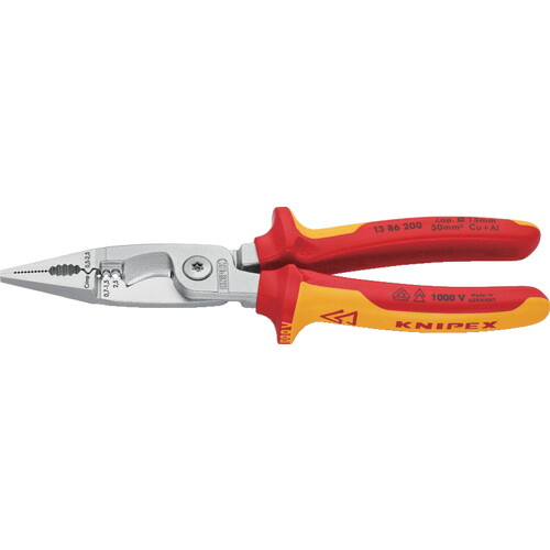 KNIPEX 1386-200 不成立エレクトロプライヤー 1386-200