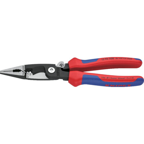 KNIPEX エレクトロプライヤー 鍵を掛ける付 200粍 1392-200