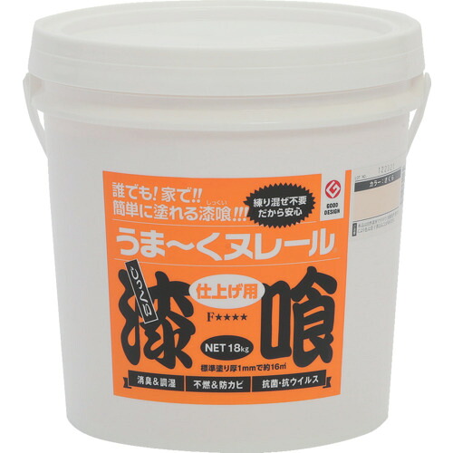 日本プラスター 漆喰うま~くヌレール さくら 18kg 12UN26|Pro Tool Shop