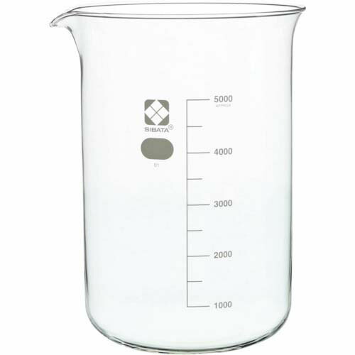 ＳＩＢＡＴＡ ビーカー 準拠集団目盛付 ５０００ｍＬ 010020-5000