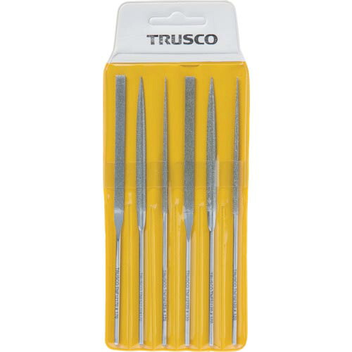 TRUSCO ダイヤモンドニードルヤスリ 平・半丸・丸 6本組セット TNFS1|Pro Tool Shop