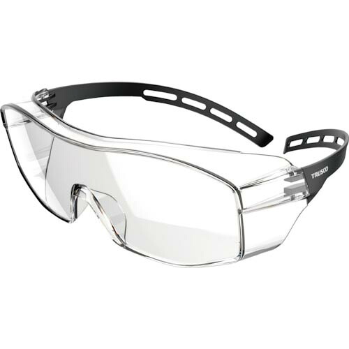 TRUSCO まとめ買い 一眼型オーバーセーフティグラス(JIS判定基準品・超軽さ相応う印字機)200個 SS2025EBOX