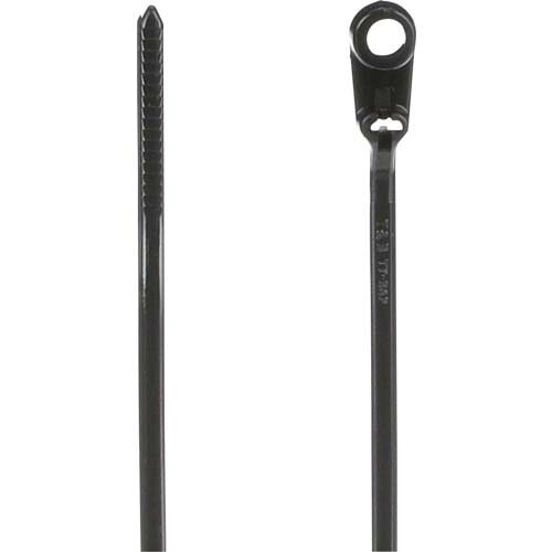 TY-Rap パネル固定用 耐候 黒色 取付穴径3.0mm 幅2.3*長さ102mm 1000本入り TY33MX|Pro Tool Shop