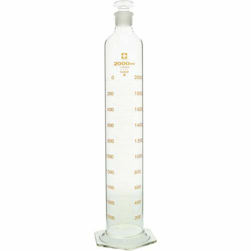 ＳＩＢＡＴＡ 有栓メスシリンダー カスタムＡ ２０００ｍＬ 026580-20001