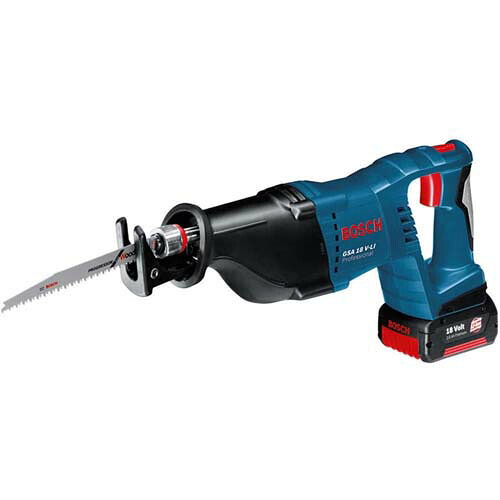【Bosch(ボッシュ)】 18Vコードレスセーバーソー(5.0Ahバッテリー・充電器・キャリングケース付き) GSA18V-LIN【BoBA】 GSA18VLIN|Pro Tool Shop