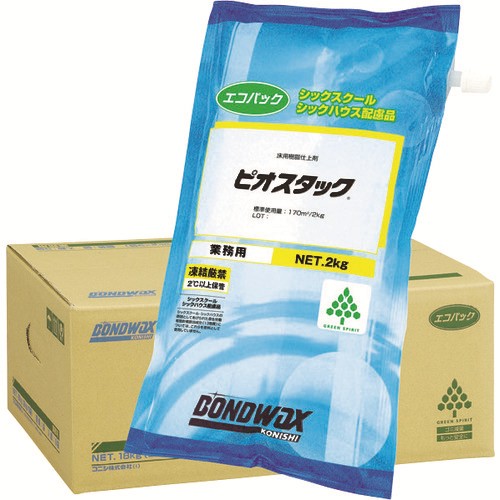 ボンドワックスピオスタックエコパック18kg(1箱(袋)\u003d2kg*9袋入)05127
