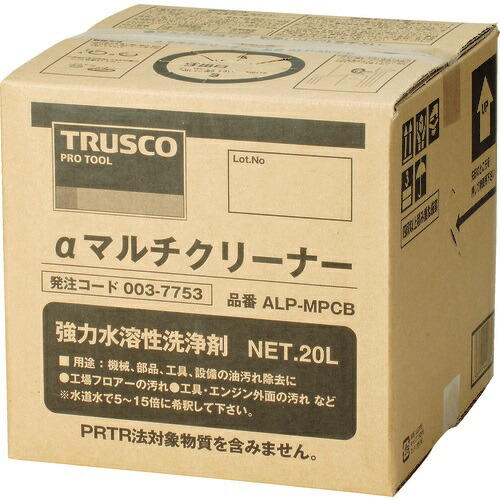 TRUSCO αマルチクリーナー 20L (1個\u003d1箱)ALP-MPCB　ALPMPCB