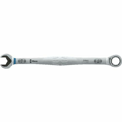 Wera 6007 戯け者 コンビネーションラチェットレンチ(ロング)19粍 020354
